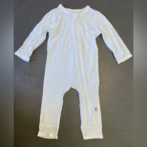 3-6m Kyte BABY Zippered Romper in Cloud